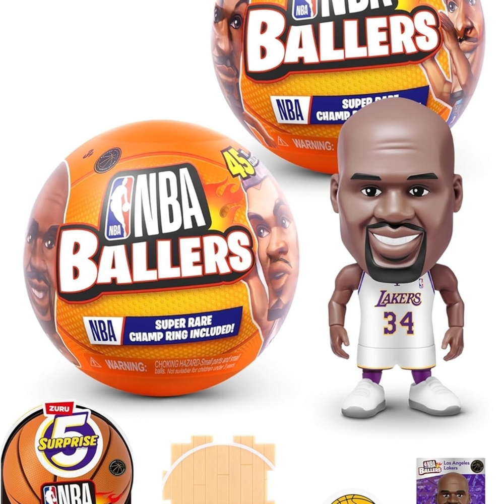 Zuru NBA Ballers Series 2 Action Figures - Orange and Black - Picture 3 of 3